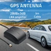 GPS indoor antenna with 28dB amplifier SMA, 3m cable 50R Qoltec