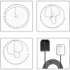 GPS indoor antenna with 28dB amplifier SMA, 3m cable 50R Qoltec
