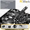 Soldering iron USB-C 40W OLED up to 450C holder, USB-C juhe, tina