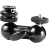 1135 Multifunktsionaalne topelt kuulpea cold shoe + 1/4" must