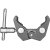 2058 Super Clamp с резьбой 1/4" и 3/8", 2 шт., черный