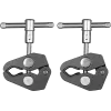 2058 Super Clamp с резьбой 1/4" и 3/8", 2 шт., черный