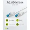 Патч-корд CAT6A S/FTP 500МГц экранированный 15м белый
