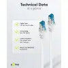 Патч-корд CAT6A S/FTP 500МГц экранированный 15м белый
