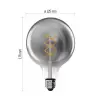 Deko LED lamp spiraalniit E27 G125 230VAC 4.5W 180lm 1800K