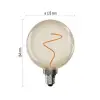 Deko LED lamp Võsu niit E27 CG125A 230VAC 4.5W 240lm 1800K