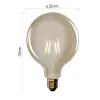 Deko LED lamp Püramiid niit E27 G125 230VAC 4.5W 420lm 2200K