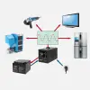 ИБП для отопления 700Вт синус 12В с внешним аккумулятором LiFePO4/PB/GEL черный