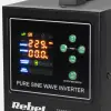 ИБП для отопления 300Вт синус 12В с внешним аккумулятором LiFePO4/PB/GEL черный