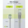 Patch kaabel RJ45-RJ45 50cm CAT8.1 Cu U/FTP AWG 32/7 LSZH 2GHz hall
