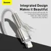 USB-C - Lightning IP cable 1m 18W Cafule Metal white