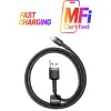 USB-A - Lightning IP 2.0 kaabel 2m 2.4A Cafule must/hall