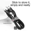 USB-A - Lightning IP 2.0 kaabel 2m 2.4A Cafule must/hall