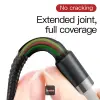 USB-A - Lightning IP 2.0 kaabel 2m 2.4A Cafule must/hall