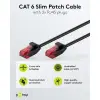 CAT 6 Slim Patch Cable U/UTP,black
