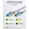 Patch kaabel CAT6A S/FTP 500MHz LSZH varjestatud 10m hall