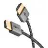 Кабель HDMI 2.0a 0,5 м Plus 4K@60Гц 18 Гбит/с серый Sharkskin