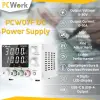 Лабораторный блок питания PCW07F 0-30В / 10А DC, 300Вт регулируемый источник питания с портами USB и Type-C