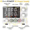 Лабораторный блок питания PCW07F 0-30В / 10А DC, 300Вт регулируемый источник питания с портами USB и Type-C