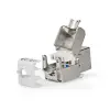 Keystone, CAT7, RJ45 гнездовой, S/FTP, Металл