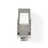 Keystone, CAT7, RJ45 гнездовой, S/FTP, Металл