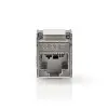 Keystone, CAT7, RJ45 гнездовой, S/FTP, Металл