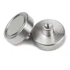 Magnet with M4 internal thread d=25mm h=7mm NdFeB N38 18kg