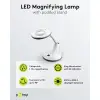 LED magnifying lamp with base 6W 450lm 3D 1.75x white