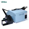 Soldering station with fume extraction, soldering iron + hot air — NOTE! Holders are missing!