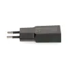 USB laadija GaN USB-A USB-C pesad 20W PD3.0 must