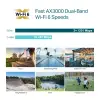 WIFI 6 pääsupunkt 3000Mbps TP-Link EAP650-Outdoor Omada IP68