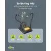 Goobay 76561 helping hand with 2 flexible arms and soldering iron holder