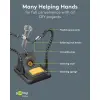 Goobay 76561 helping hand with 2 flexible arms and soldering iron holder