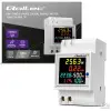 Energiamõõtja DIN 230VAC 100A 3F sondiga (ACV/ACA/W/PF/Hz)