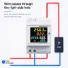Energiamõõtja DIN 230VAC 100A 3F sondiga (ACV/ACA/W/PF/Hz)