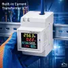 Energiamõõtja DIN 230VAC 100A 3F sondiga (ACV/ACA/W/PF/Hz)