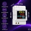 Energiamõõtja DIN 230VAC 100A 3F sondiga (ACV/ACA/W/PF/Hz)