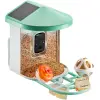 Умная кормушка для птиц с камерой WiFi приложение 3 солнечные панели