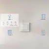 Shelly 4-nupuga seinalüliti valge BT/Zigbee BLU