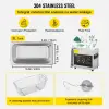 3L Ultrasonic cleaner with digital timer 40kHz 120W/200W