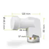 LNB универсальный TWIN s/n 0.1dB Goobay