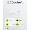 Power supply USB-C 27W for Raspberry Pi 5 PD GaN white