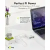 Power supply USB-C 27W for Raspberry Pi 5 PD GaN white