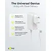 Power supply USB-C 27W for Raspberry Pi 5 PD GaN white