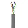100m LAN 4*2*0.5 U/UTP cat6 unshielded copper cable grey
