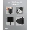 Põrandalamp akuga 1.22m 5W RGBWW 220lm must USB-C IP44