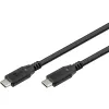 USB-C - USB-C 3.2 10Gbps kaabel 2m 5A 100W must