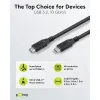 USB-C - USB-C 3.2 10Gbps kaabel 2m 5A 100W must