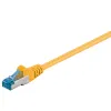 Patch cable 0.5m, CAT6A S/FTP 500MHz LSZH shielded, yellow
