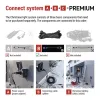 Jõuluvalgustuskettide pikenduskaabel 10m must Premium